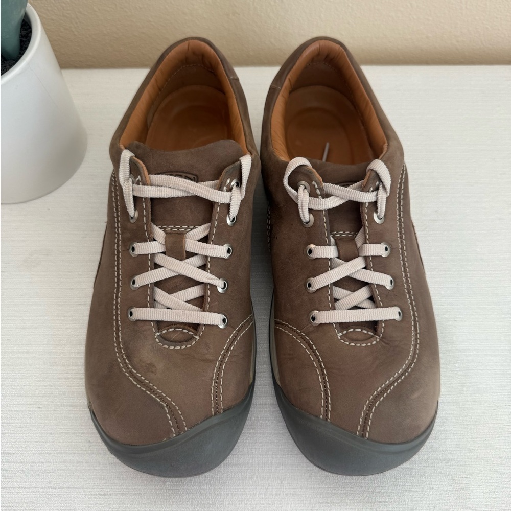 Keen Brown and Gray Nubuck Performance Sneakers - Picture 2 of 11